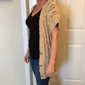 Free People Cable Knit Cardigan